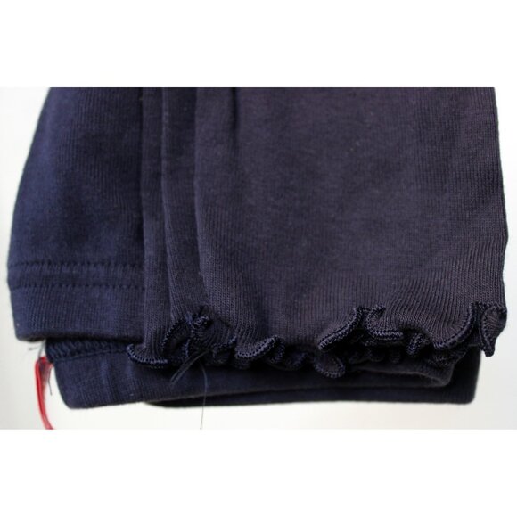 NWT 2004 Gymboree Dandelion Wishes Navy Blue Leggings Lettuce Edging sz 9 - Picture 5 of 5